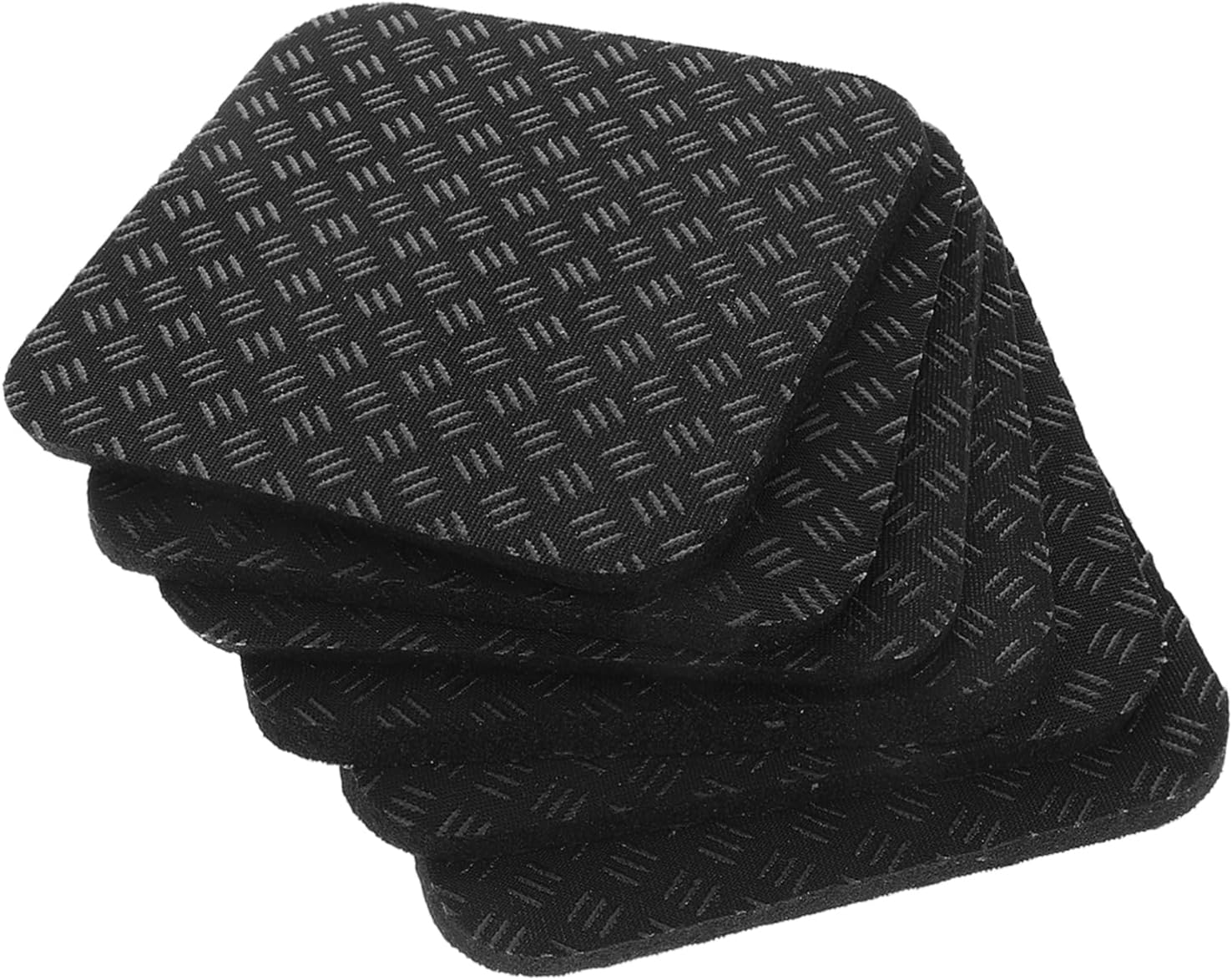 6pcs Shock Absorbing Non- Workout Mat for Treadmill Elliptical Machines and Exercise Equipment Noise Reduction and Floor Pads Easy to Clean