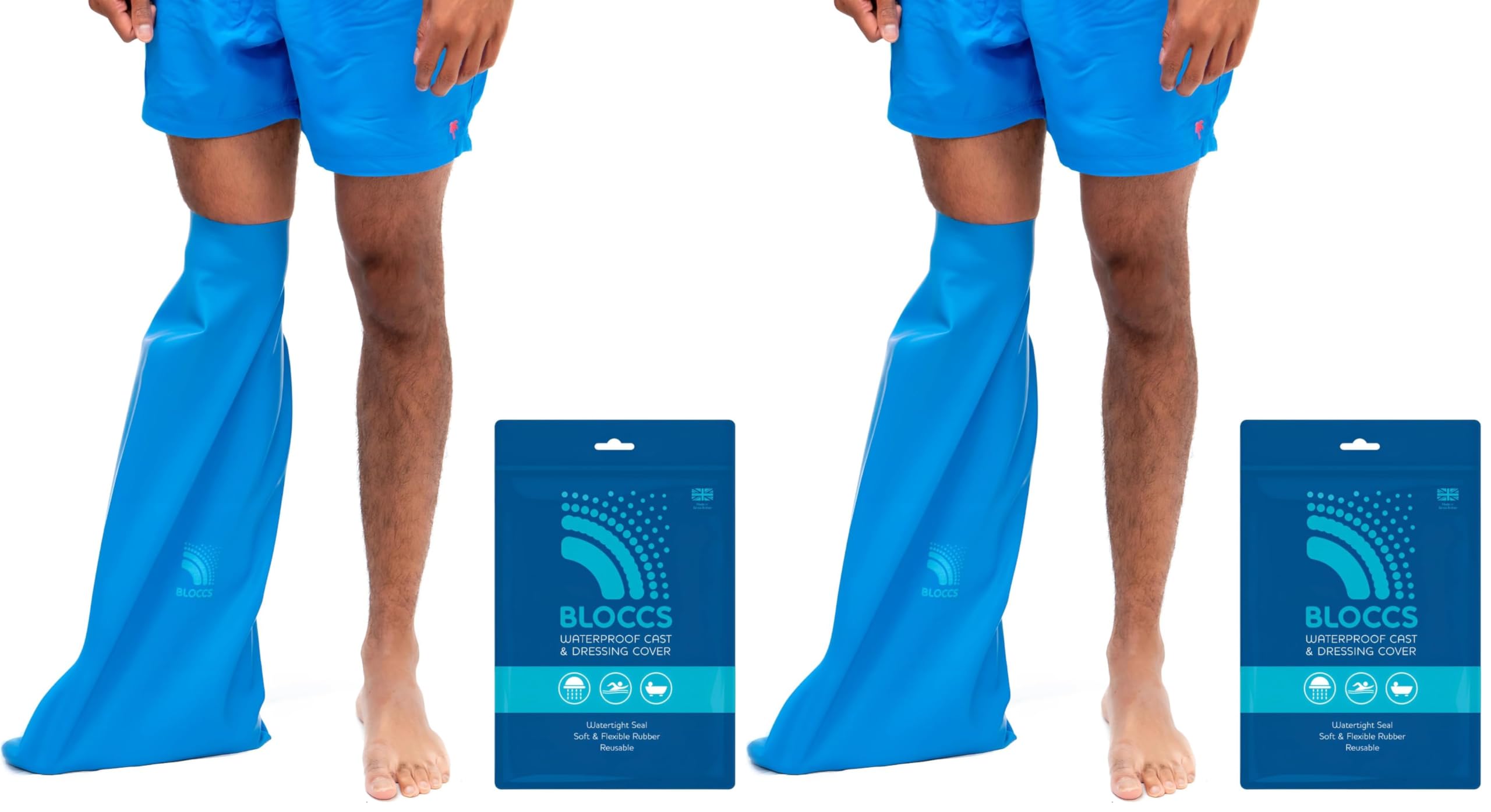 Amazon.com: BLOCCS 100% Waterproof Cast Covers for Shower Leg