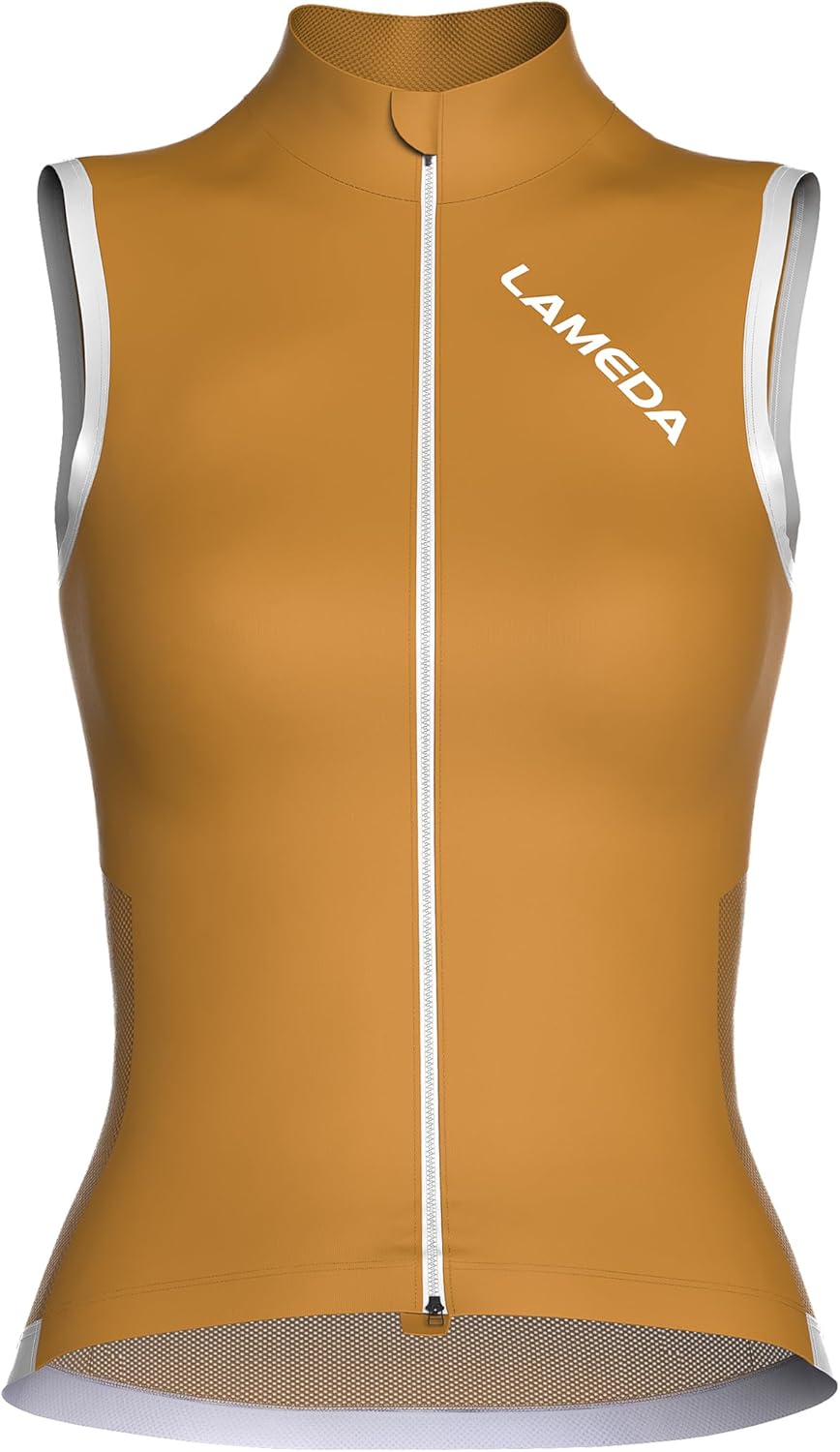 Sleeveless Cycling Jersey Womens Lightweight Cycling Vest Windproof Breathable Biking Vest for Running Hiking Travel