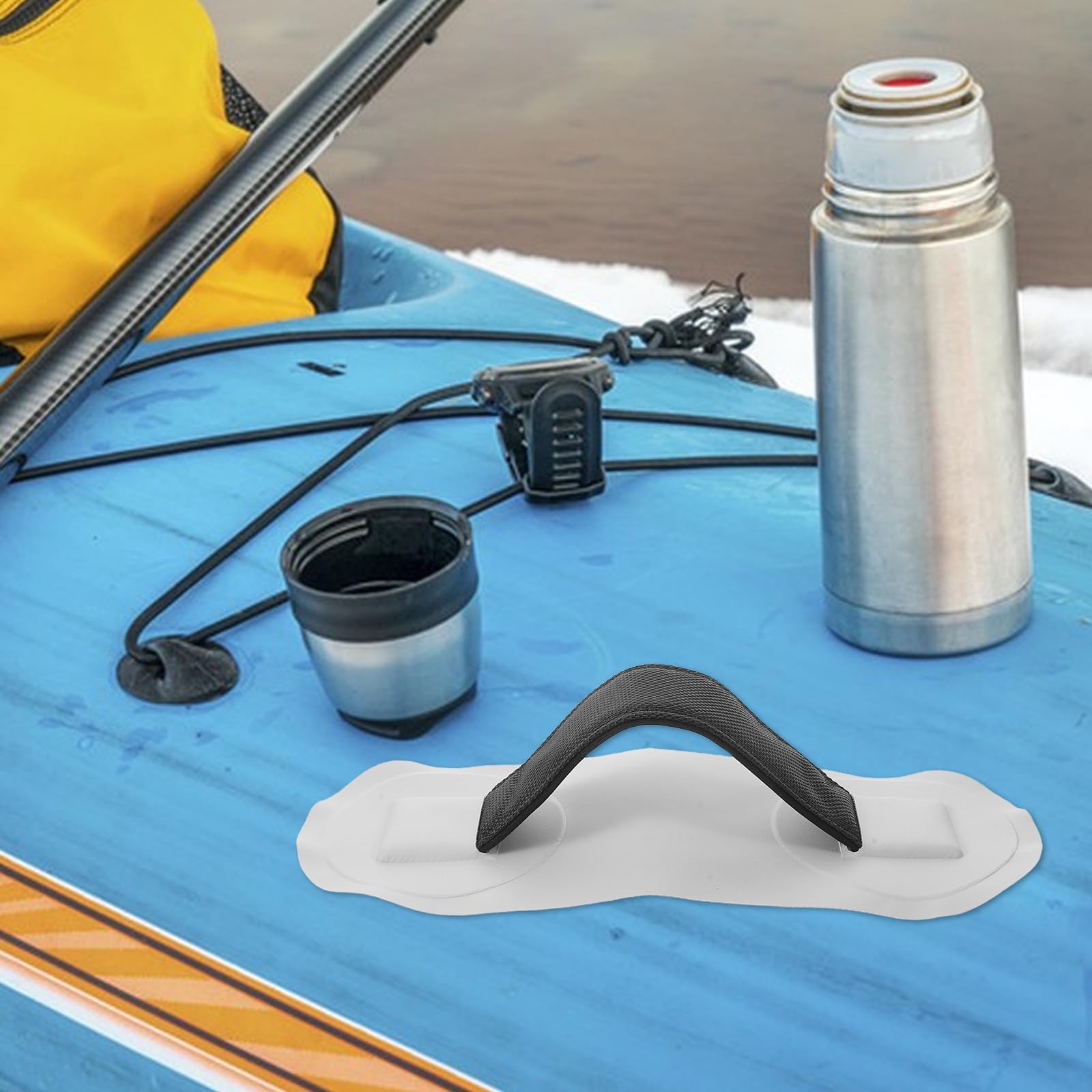 Mikinona 2 Pezzi di Toppe per Maniglie a Cinghia per SUP Paddleboard e Kayak per Barche gonfiabili, Impugnatura di Ricambio per Barche gonfiabili, Accessori per SUP Paddle Board
