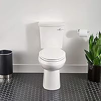 Vista 7 de American Standard 2886205.02 H2Option ADA - Palanca alargada de doble altura para inodoro y mano derecha, color blanco