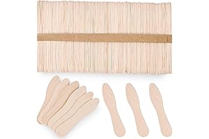 HANSGO 100PCS Wooden Ice Cream Spoons: Your Culinary Companion for Desserts and Crafts