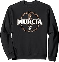 Murcia Spain Label Coordinates 2C Sweatshirt
