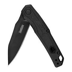 Kershaw Appa Folding Tactical Pocket Knife SpeedSafe Opening 2 75 inch Black Blade and Handle Small Lightweight Every