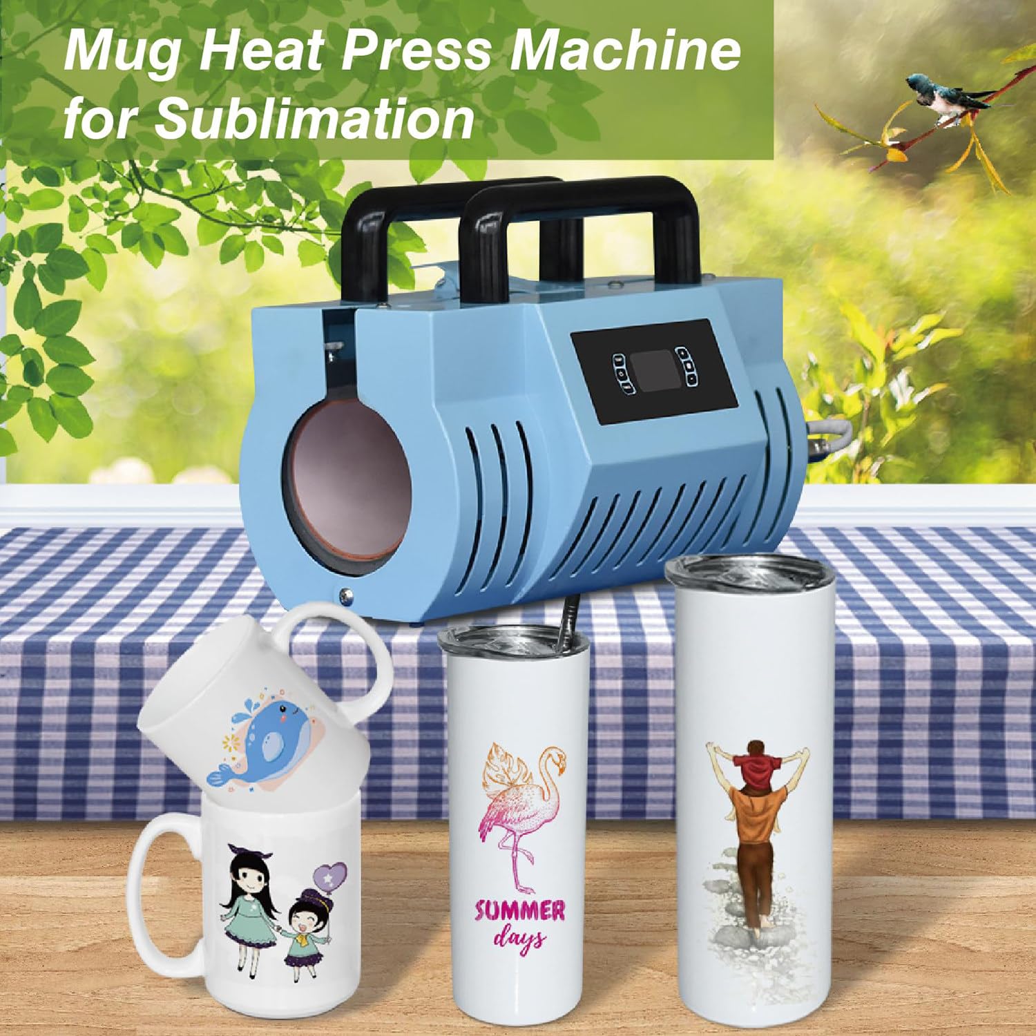 Macchina della pressa di Calore del Tumbler per la pressa di Calore della Tazza dell'automobile da 10-30 Once Sublimazione della Macchina della pressa della Tazza del Tumbler Vuoto Sottile