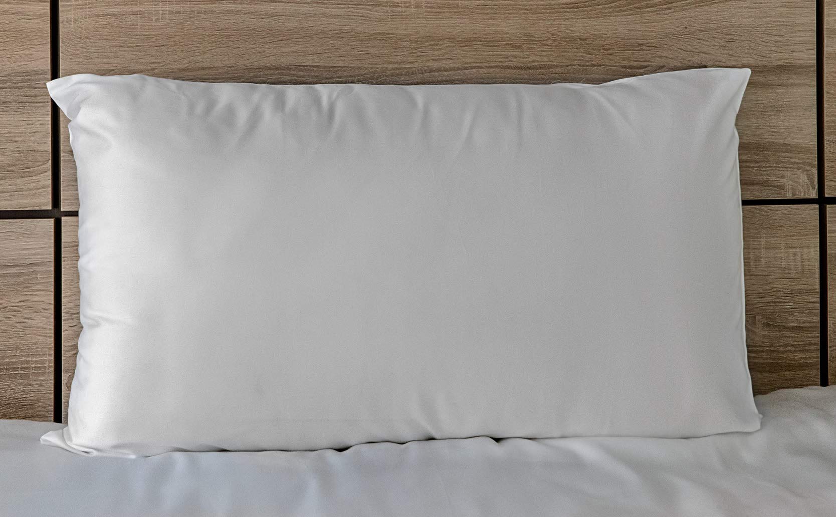 Taie d'oreiller en coton égyptien 300tc Lisbonne blanc 50x75 cm