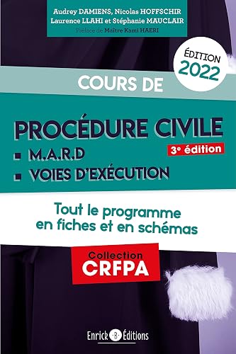 Cours de procédure civile 2022: Tout le programme en fiches et en schémas