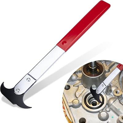 Outil d'extraction de joint, outil d'élimination de joint d'huile avec double crochet, extracteur de torsade de joint de roue universel, extracteur de joint robuste et kit d'installation pour l'élimination des joints d'huile et de graisse