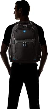Zoom Checkpoint-Friendly 15 Laptop Computer Backpack Bag Black