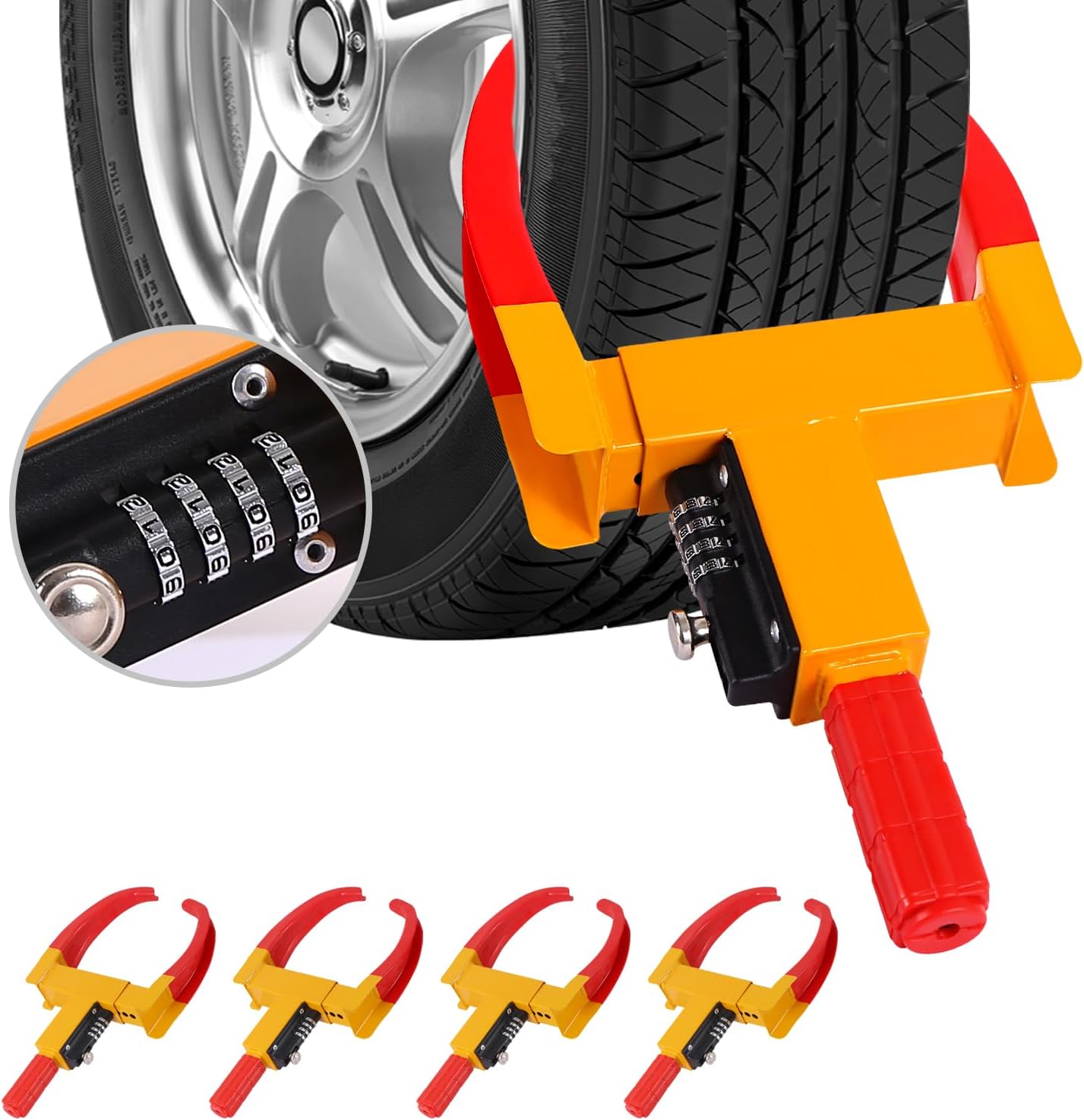 Universal Wheel Clamp Lock Enlarge Wheel Boot Lock Max 14.