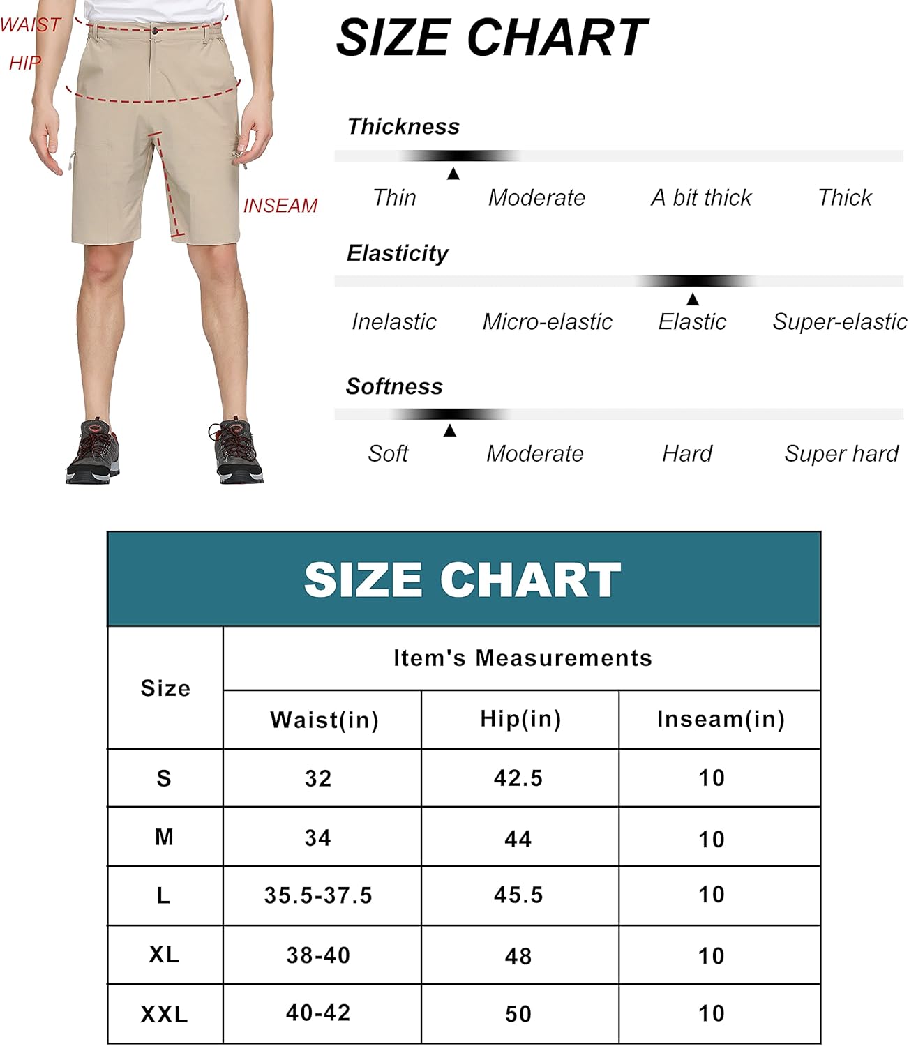 Libin Men's Outdoor Hiking Shorts Lightweight Quick Dry Stretch Cargo Shorts Travel Fishing Golf Tactical Shorts : Sports & Outdoors