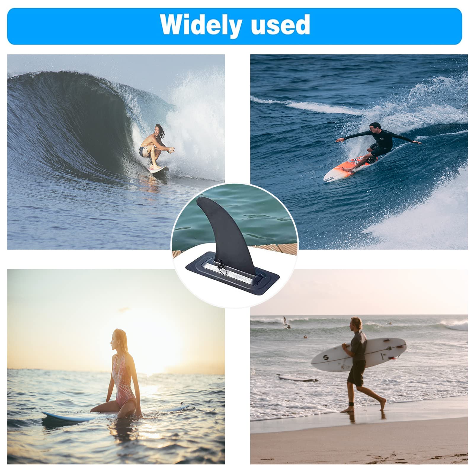 SUP 9フィート Paddle Board Fin, 9