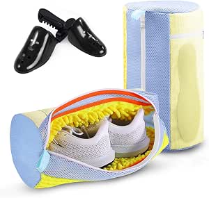 15 Best Ways to Wash Tennis Shoes and Make Them Look Brand New 8 Shoe Bag for Washing Machine and Dryer - 2PCS XXL Reusable Shoe Laundry Bag with Shoe Tree - Chenille Microfiber, 15.35 x 7.5 Inches, Yellow