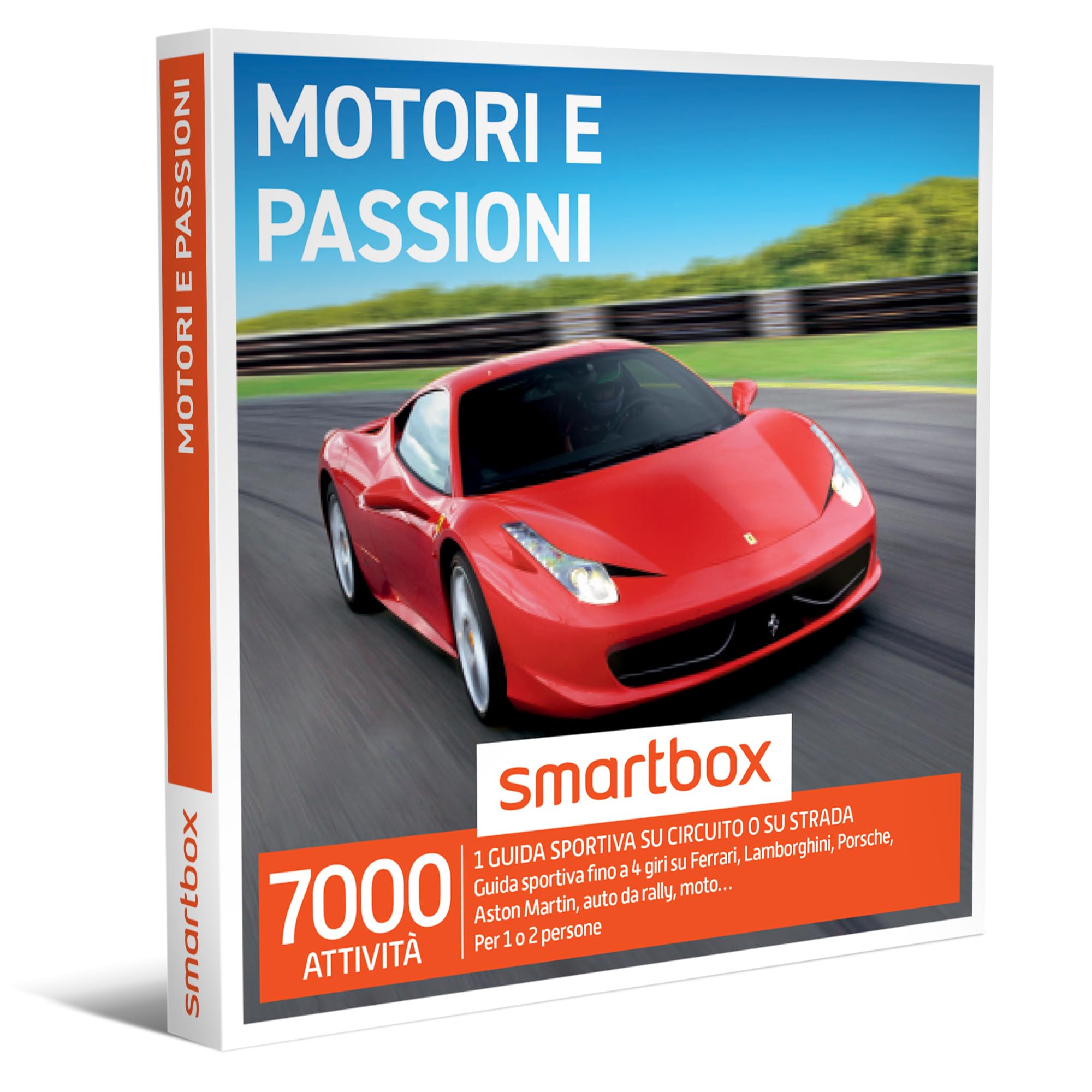 SMARTBOX - Motori e passioni - Cofanetto regalo - 1 adrenalinica esperienza di guida sportiva per 1 o 2 persone