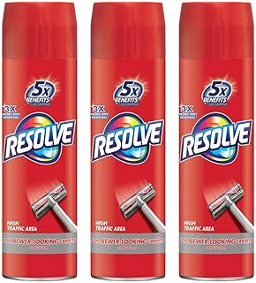 High Traffic Carpet Foam, 22 oz Can, Cleans Freshens Softens & Removes Stains (Pack of 3)