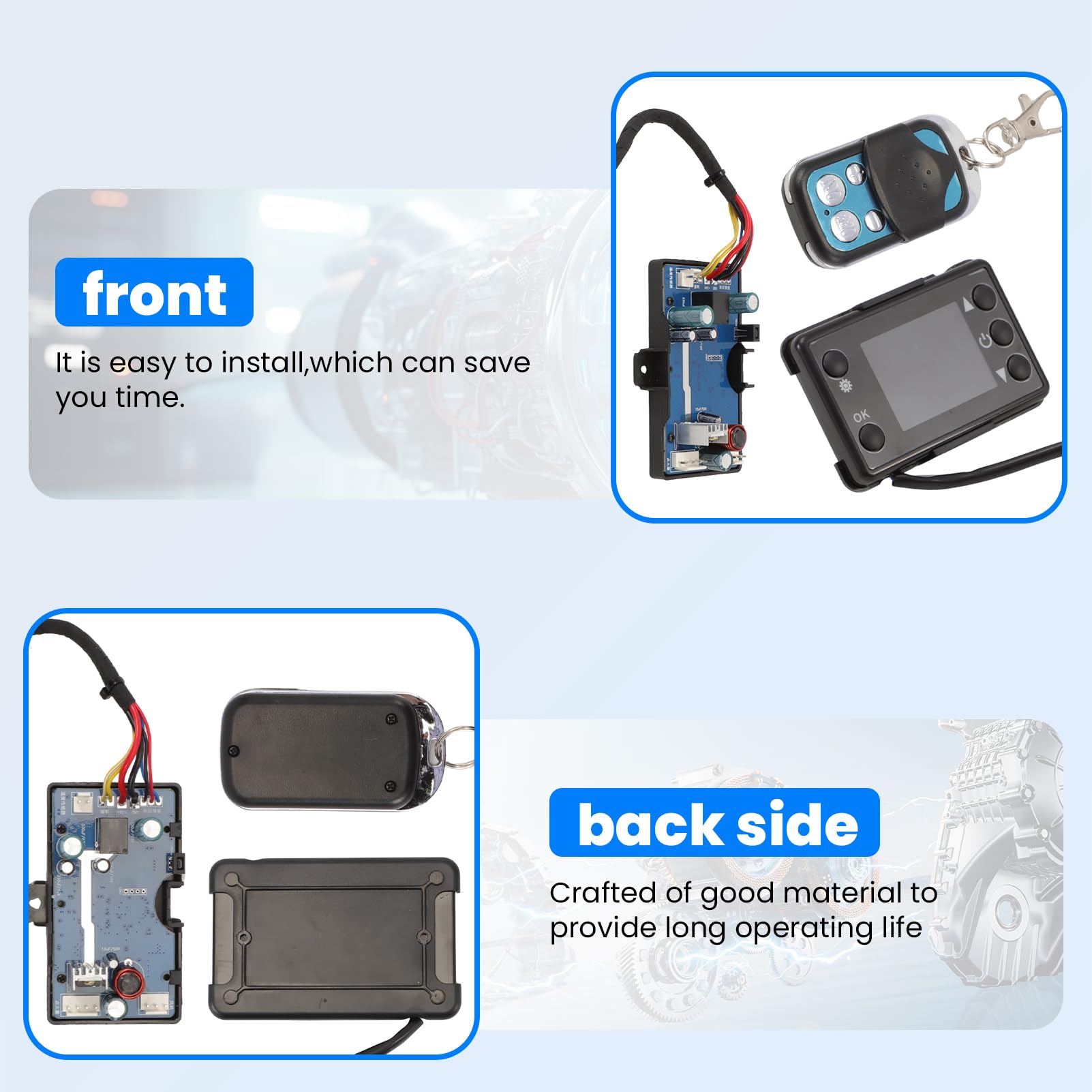 Kontroler ogrzewania postojowego 3 kW / 5 kW / 8 kW, 12 V/24 V, płyta główna, kontroler do ogrzewania postojowego na olej napędowy, przełącznik LCD, kontroler do samochodu, ogrzewania