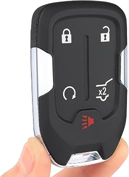 KEYECU Smart Remote Key Fob Replacement for GMC Terrain 2021 2022 2023 2024 Keyless Entry Car Key 5 Buttons 315MHz FCC ID HYQ1AS