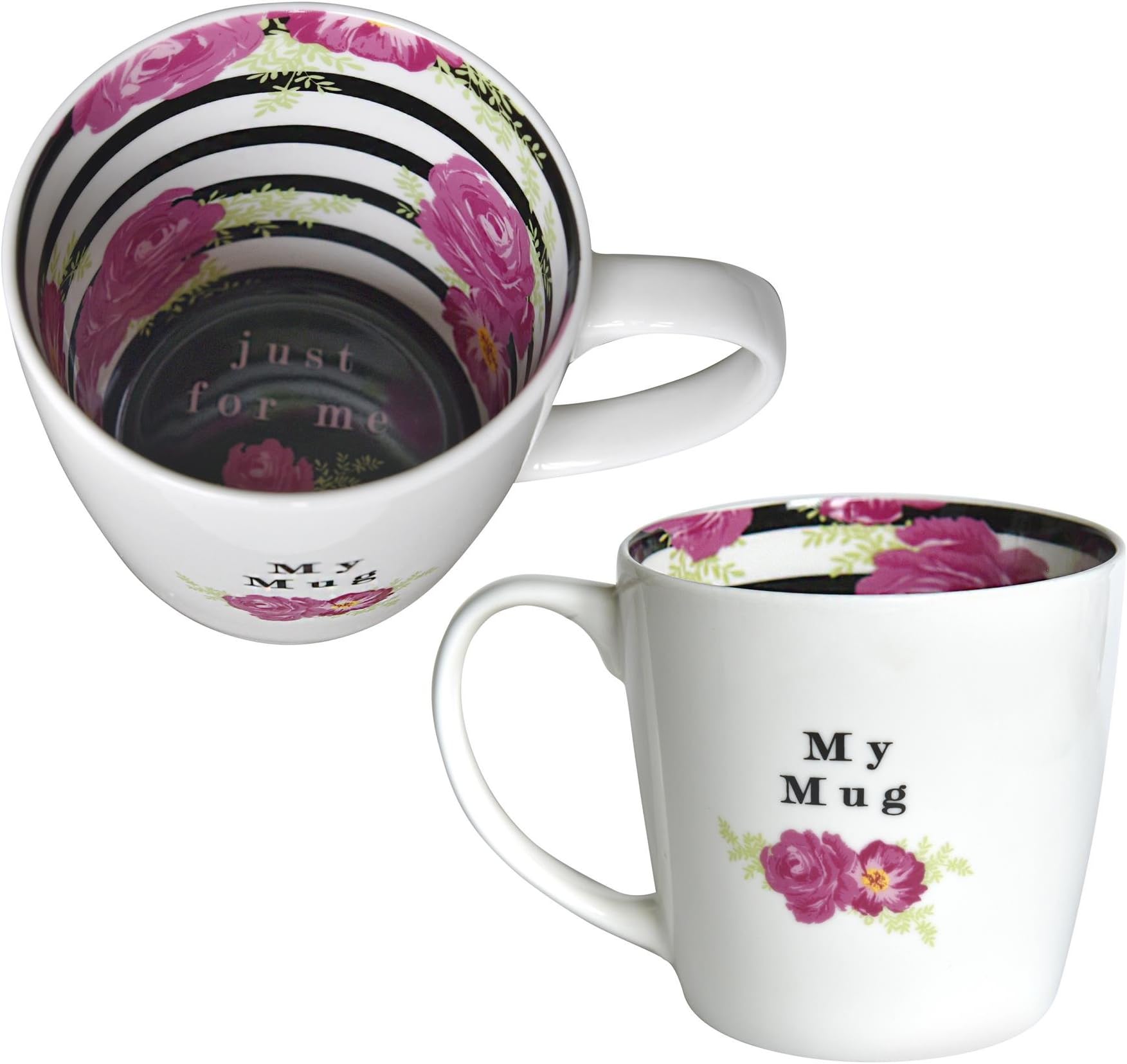 Two Up Two Down Mug ~ Ceramic Tea/Coffee ~ Inside Out Mug ~ MY MUG