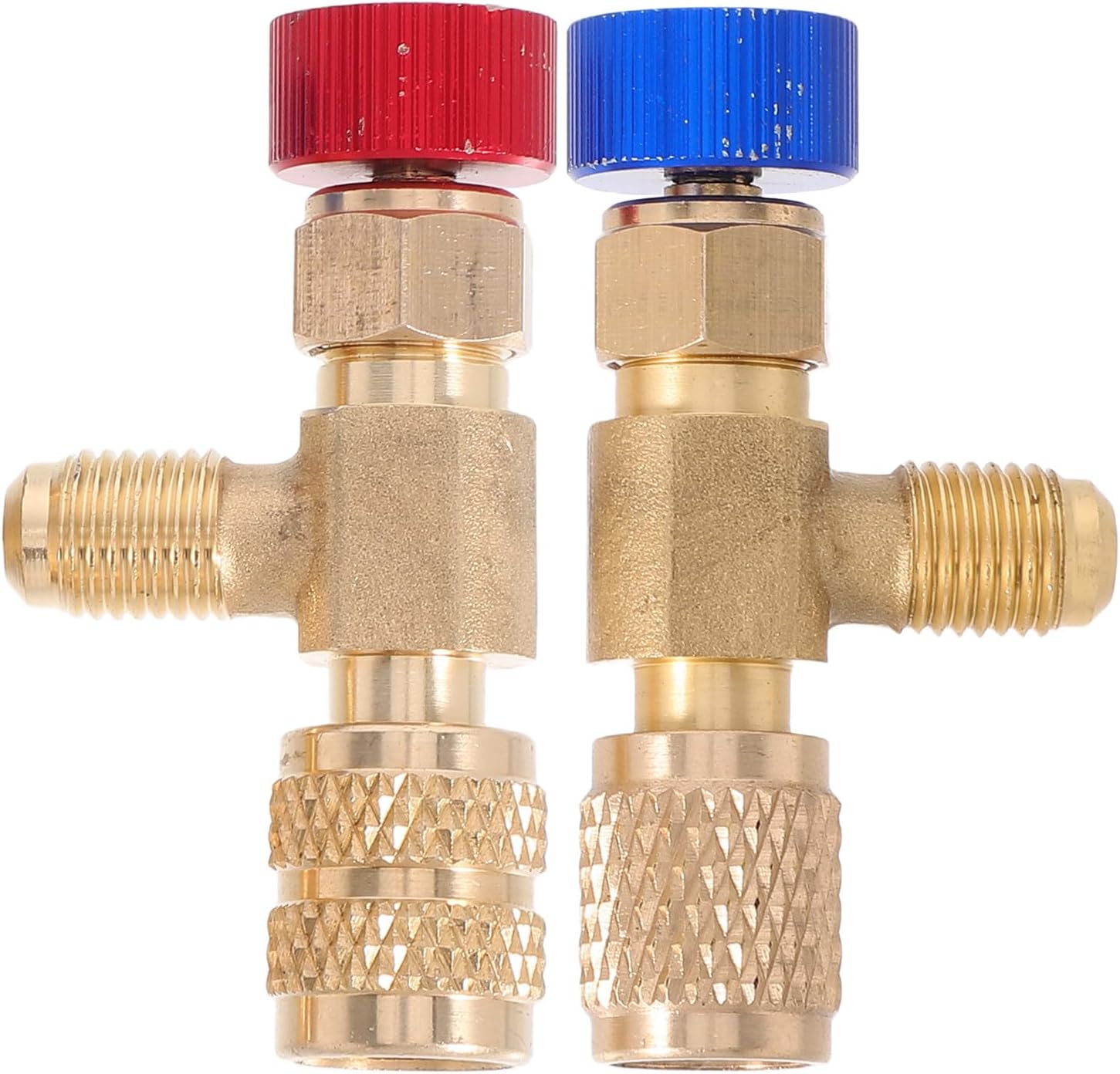 Copper Refrigerant Charging Safety Valve 2pcs
