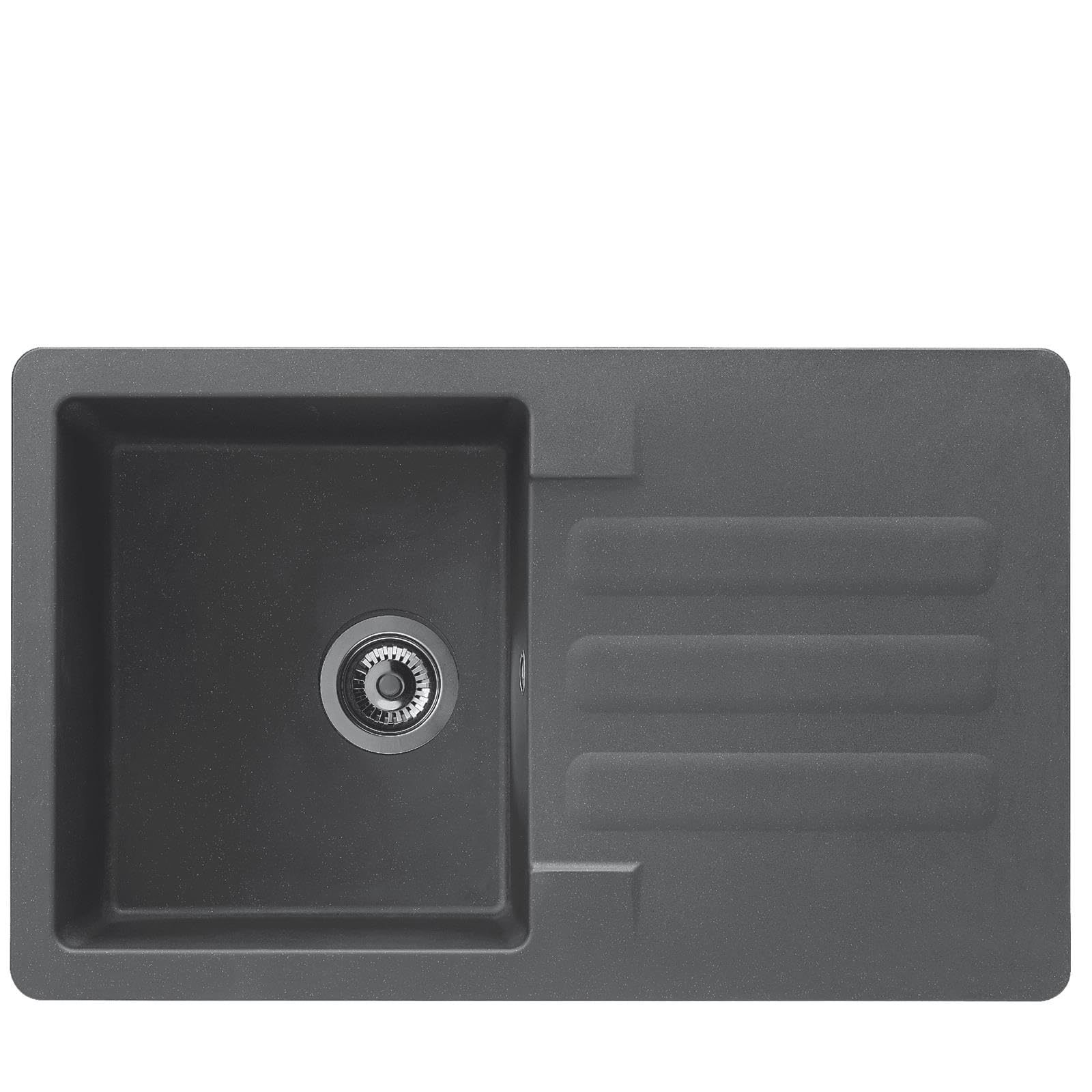 Liquida VG5GR 1.0 Bowl Composite Reversible Inset Grey Kitchen Sink