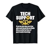 Funny Tech Support Definition Sysadmin Tech Support Nerd T-Shirt