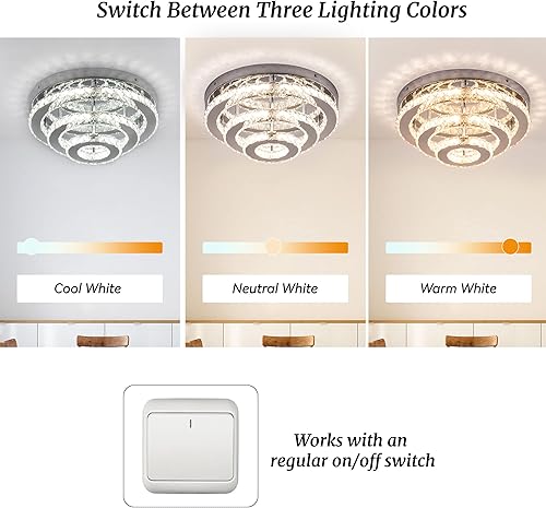 Miniatura 2 de YPQXYHDA Mini lámpara de araña de cristal con forma de gota de lluvia lámpara de techo cuadrada de 4 bombillas para pasillo cocina vestíbulo armario