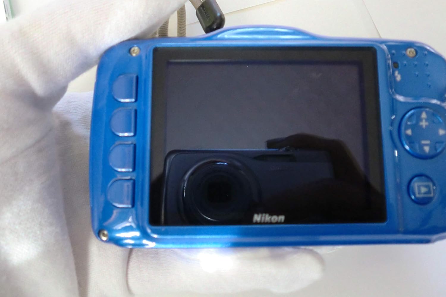 Nikon デジタルカメラ S32 防水 1300万画素 ブルー S32BL 中古Nikon 
