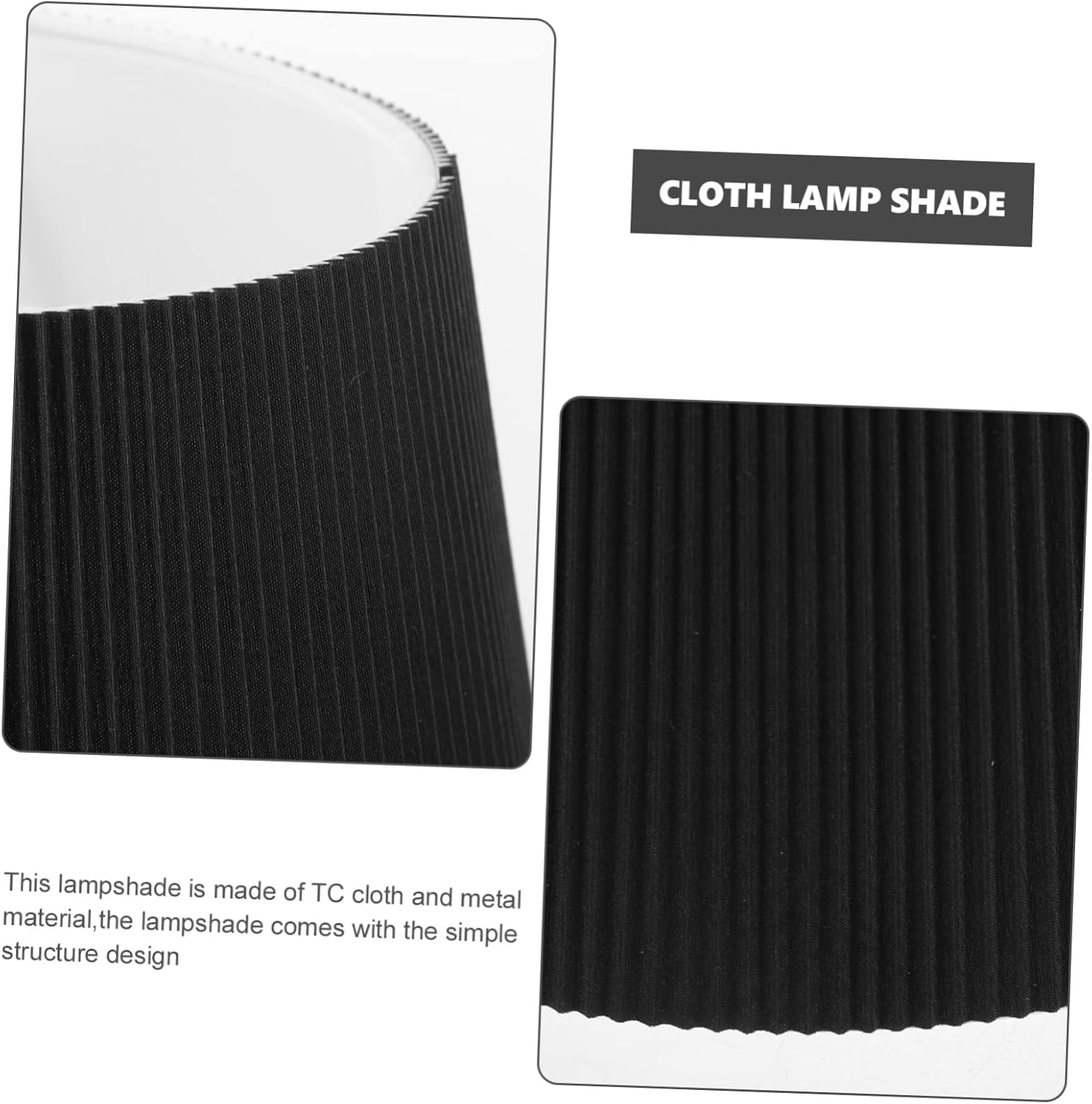 Fabric Lamp Shade Replacement for Table and Floor Lamps Elegant Cloth Design for Soft Light Easy Installation for Home Decor