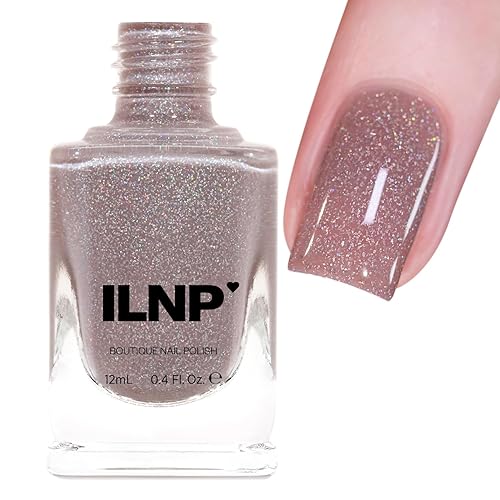 Miniatura 1198 de ILNP Madison Ave Esmalte de uñas holográfico metálico rosa antiguo