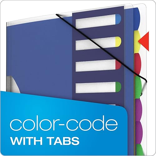 Miniatura 7 de Pendaflex clasificador de proyecto PileSmart tamaño carta 50995 Clear Frostd