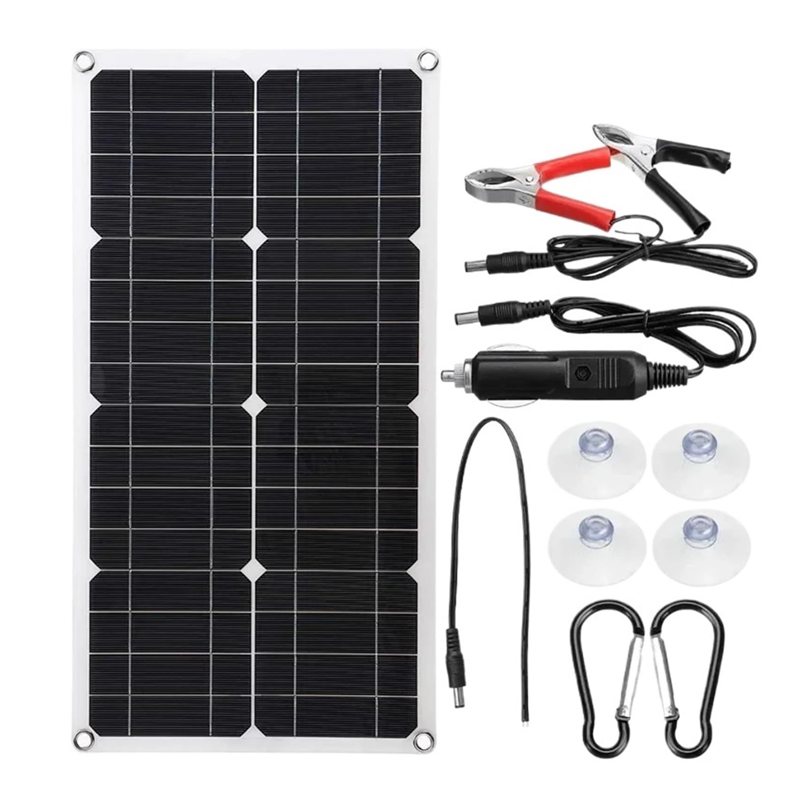 Kit de células solares de 600W con panel flexible de alta torsión y regulador 100A
