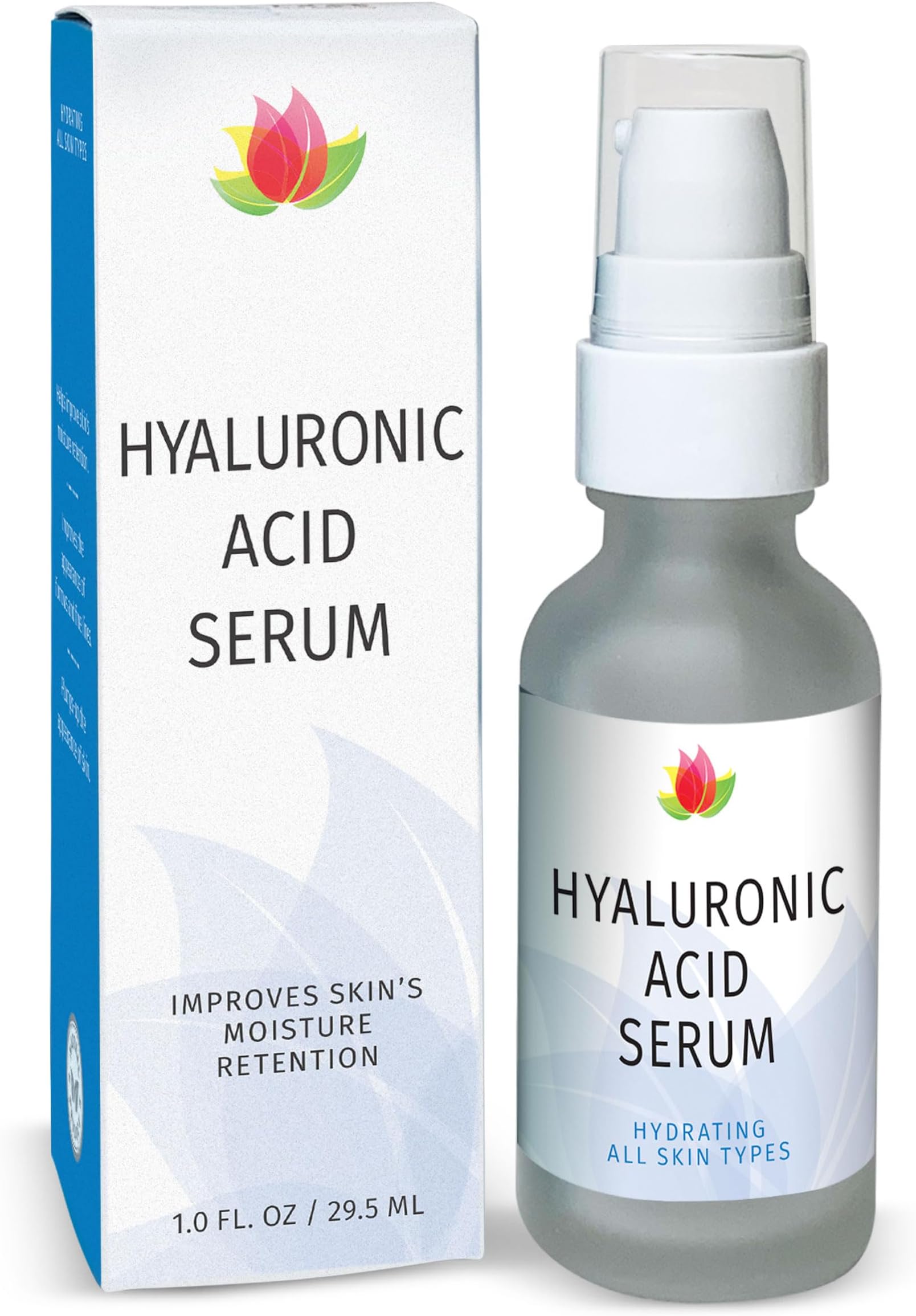 Hyaluronic Acid Serum for Face and Neck - Moisturizing, Nourishing, and Hydrating Serum Acido Hialuronico - Face Serum for Women, 1 Fl Oz