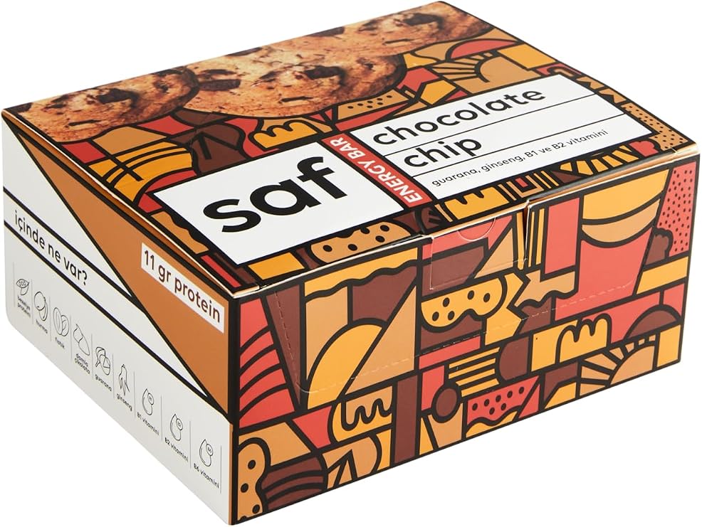 pure Chocolate Chip Energy Bar 50 gr x 12