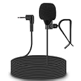 weishan Pionee Microphone for Car Radio, 2.5mm Car External Mic Replacement for Pioneer Vehicle Enabled Stereo Radio GPS DVD Head Unit
