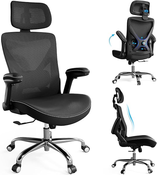 X-Shaped Ergonomic Office Chair with Mesh Back