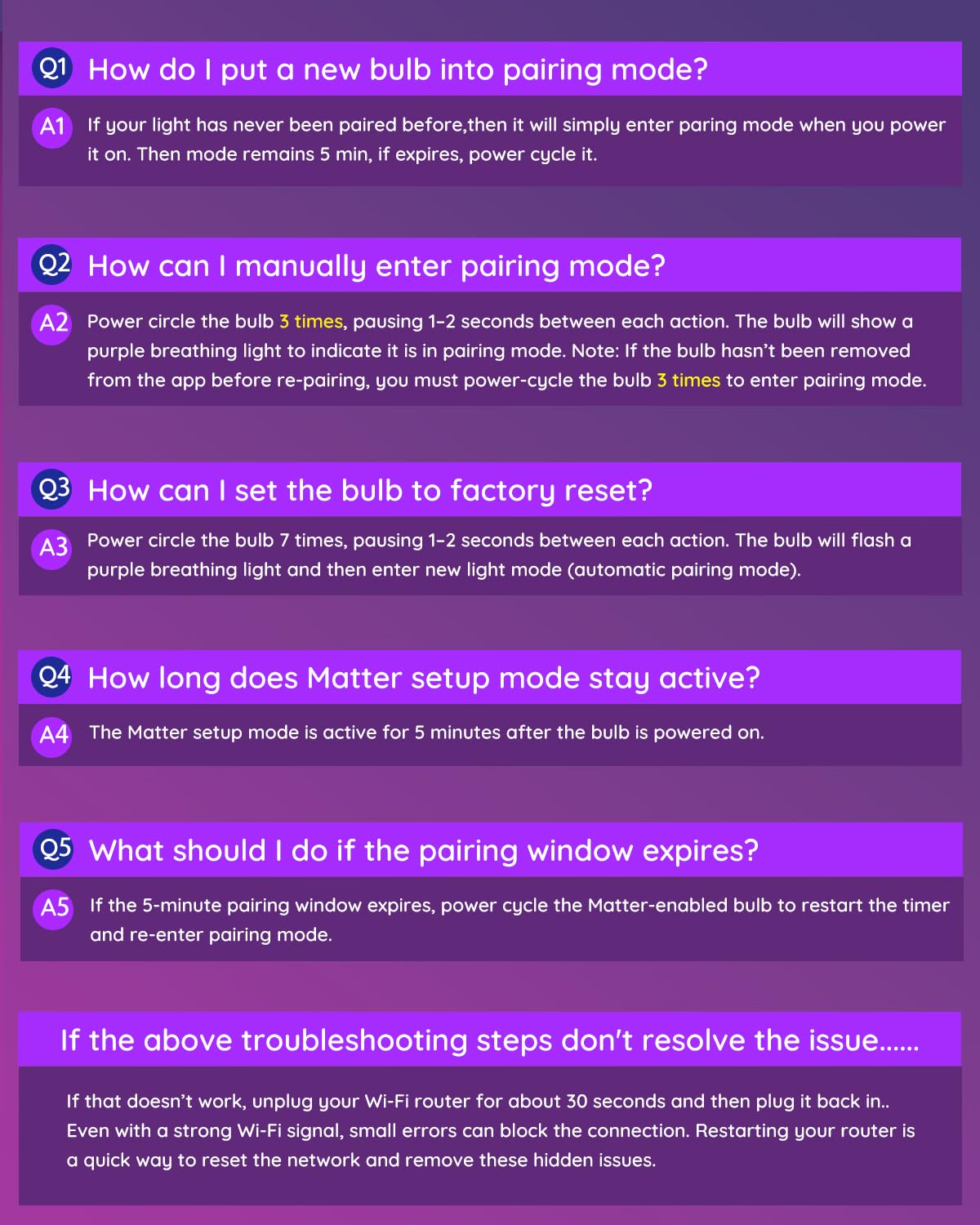 Matter Smart Light Bulbs, Color Changing Light Bulb for Halloween, hub Required,A19 60W,2.4Ghz WiFi only,Compatible with Alexa Google Assistant, Apple Home,16 Million Colors RGBCW,1 Pack