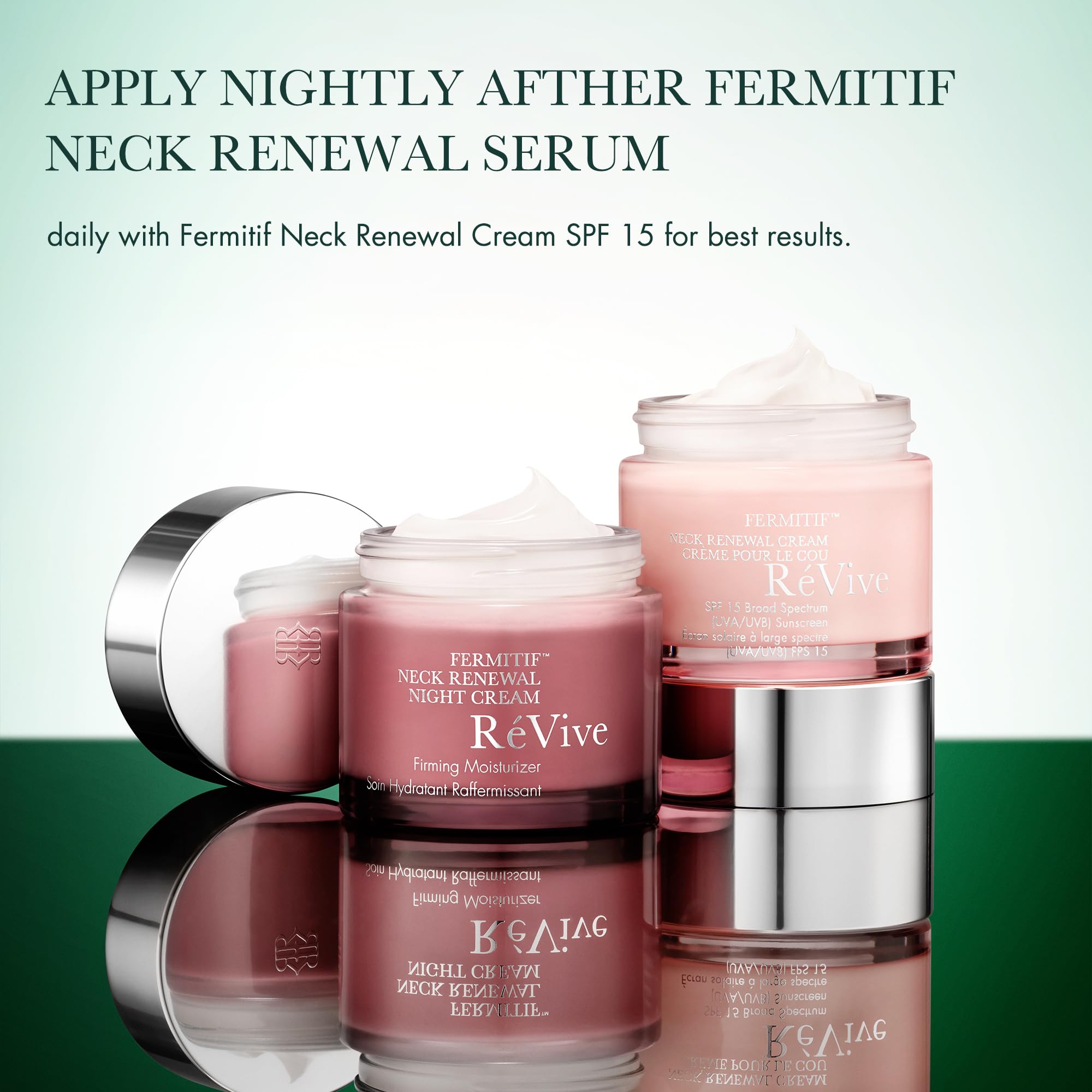 RéVive Neck Firming Cream - Fermitif Neck Renewal Night Cream - Enriched with Signature Bio-Renewal Peptides to Firm & Lift Skin On the Neck and Décolletage (75ml)