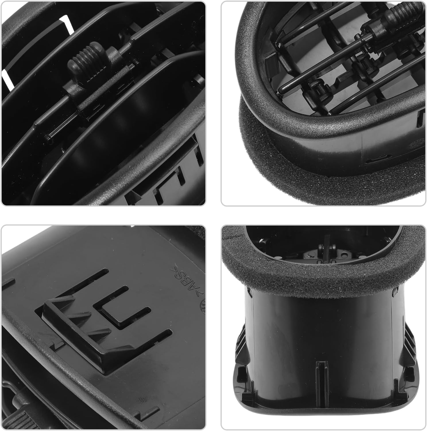 Passenger Side Outer AC Louvre Vent fits E150 E250 E350 2004 2005 2006 2007 2008 Replace 4C2Z-19893-BA