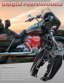 Amazon.com: Amazicha Vivid Black Mid Frame Air Heat Deflectors