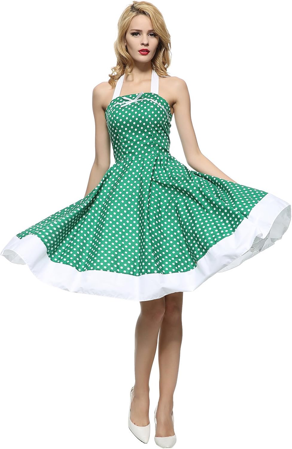 Maggie Tang Women's 1950s Vintage Rockabilly Dress