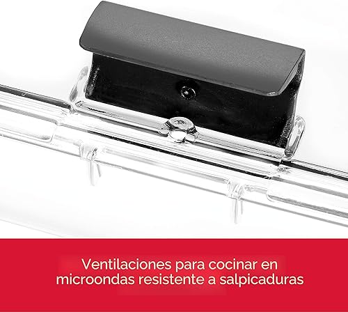 Vista 5 de Rubbermaid Brilliance - Recipientes de almacenamiento de alimentos sin BPA con tapas, herméticos transparentes juego de 2 (taza de 9,6), ideales