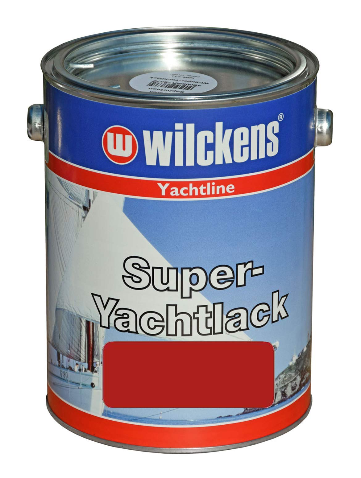 Wilckens lakier do jachtów o wysokim połysku, RAL 3000 ognista czerwień, 2,5 litra 1463000080