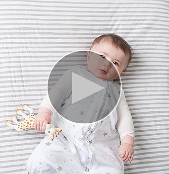 Ely's & Co. Waterproof Pack N Play Sheet - Neutral Grey Jersey Knit For Baby Boys & Girls