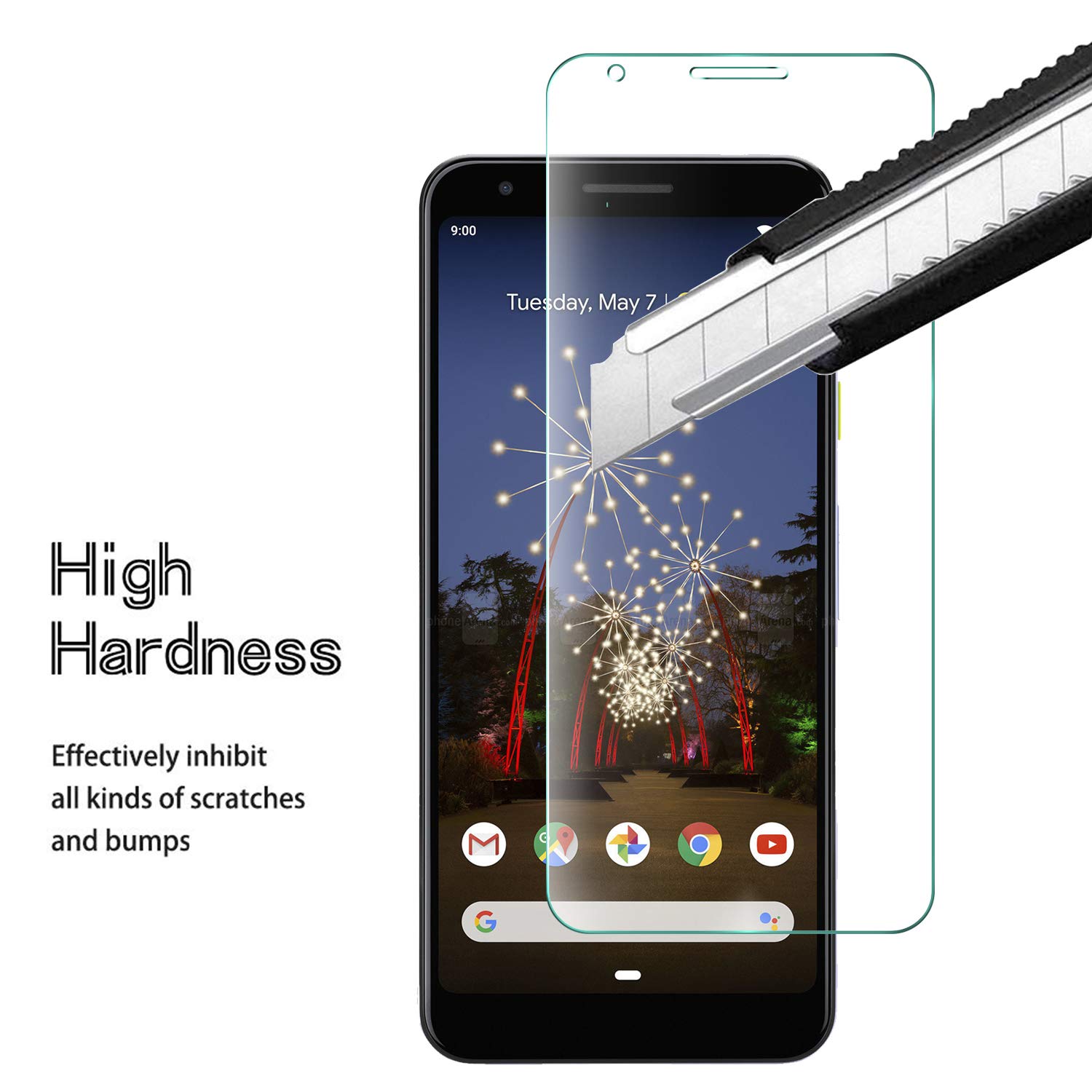 AOKUMA Displayschutzfolie Für Google Pixel 5 – 2 Stück, 9H Härte, Anti-Kratzer, Blasenfreie Montage