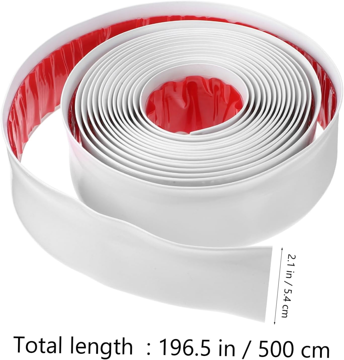 1roll Self-Adhesive PVC Baseboard Trim Wide Peel and Stick Wall Molding for Home Decor Wear-Resistant and Wall Edging Easy Installation for Projects