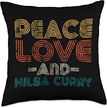 Funny Foodie Love Hilsa Curry Fast Food Lover Chef Throw Pillow