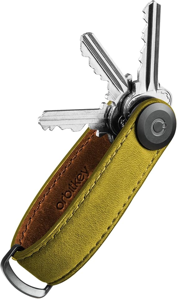 orbitkey Crazy Horse Key Organiser - Moss
