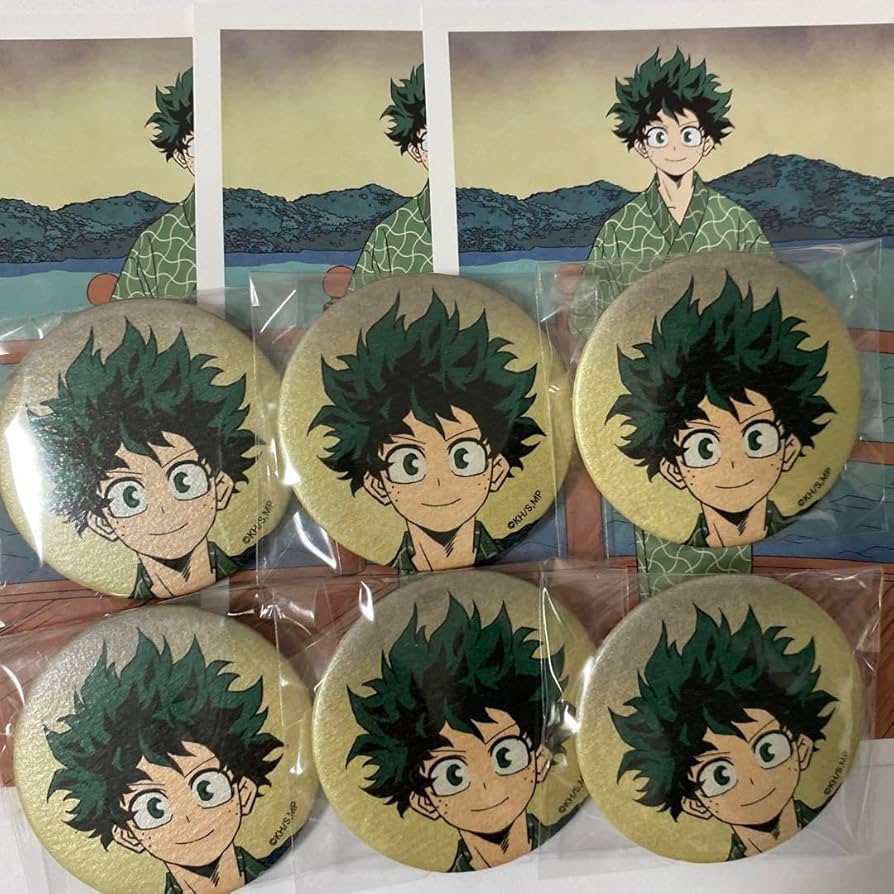 Amazon.co.jp: 緑谷出久 特典 浮世絵 缶バッジ : おもちゃ 