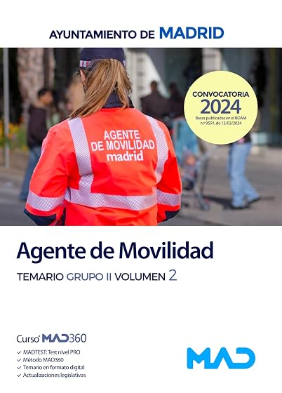 Agente de movilidad.Temario grupo ii volumen 2.A