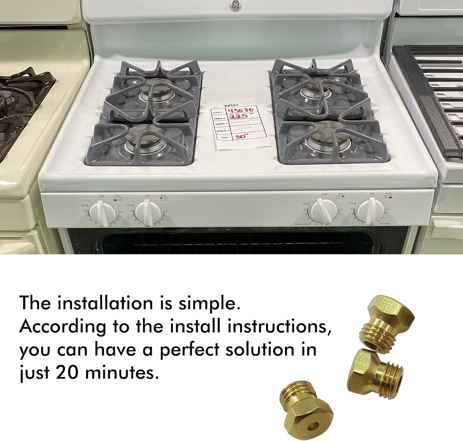 Natural Gas Conversion Kit Buy MCAMPAS Range Stove Oven Orifice